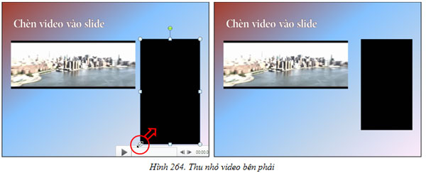 thay đổi kích thước video trong powerpoint